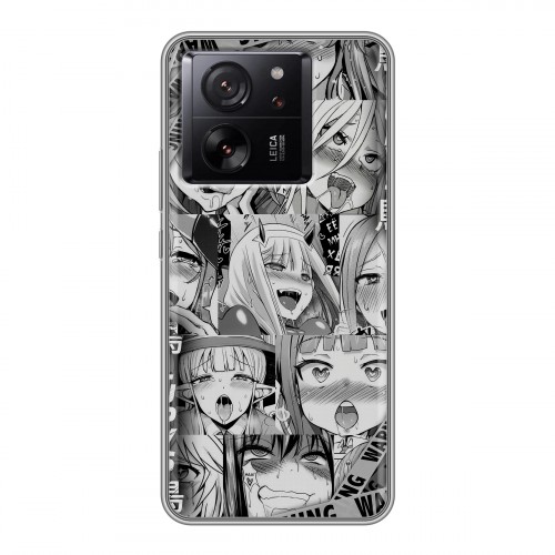 Дизайнерский силиконовый чехол для Xiaomi 13T Ahegao Ахегао Аниме