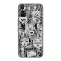 Дизайнерский силиконовый чехол для Tecno Spark 7 Ahegao Ахегао Аниме