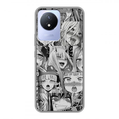 Дизайнерский силиконовый чехол для Vivo Y11 (2023) Ahegao Ахегао Аниме