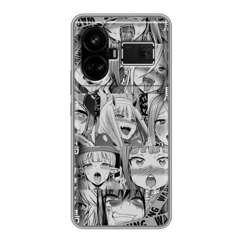 Дизайнерский силиконовый чехол для Realme GT5 Ahegao Ахегао Аниме