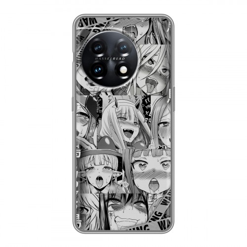 Дизайнерский силиконовый чехол для OnePlus 11 Ahegao Ахегао Аниме