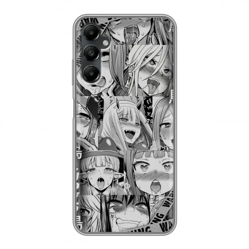 Дизайнерский силиконовый чехол для Samsung Galaxy A05s Ahegao Ахегао Аниме