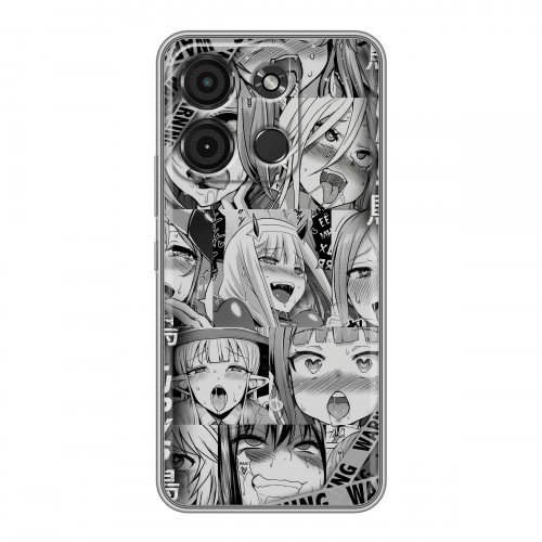Дизайнерский пластиковый чехол для Itel A60s Ahegao Ахегао Аниме