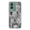 Дизайнерский силиконовый чехол для Vivo Y17s Ahegao Ахегао Аниме