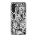 Дизайнерский силиконовый чехол для Samsung Galaxy M55 Ahegao Ахегао Аниме