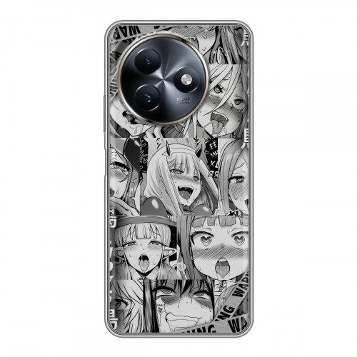 Дизайнерский силиконовый чехол для Itel S24 Ahegao Ахегао Аниме