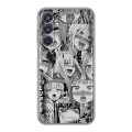 Дизайнерский силиконовый чехол для Samsung Galaxy M35 Ahegao Ахегао Аниме