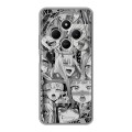 Дизайнерский силиконовый чехол для Redmi 14C Ahegao Ахегао Аниме