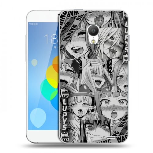 Дизайнерский пластиковый чехол для  Meizu MX3 Ahegao Ахегао Аниме