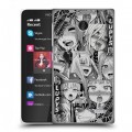 Дизайнерский пластиковый чехол для Nokia X Ahegao Ахегао Аниме