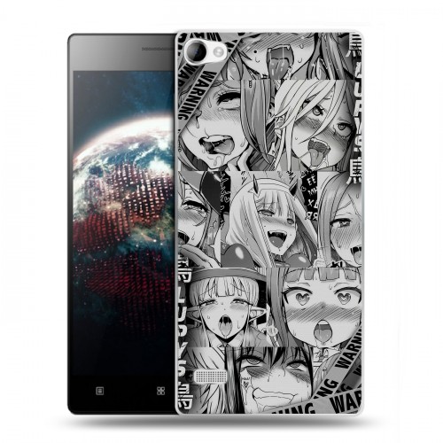 Дизайнерский пластиковый чехол для Lenovo Vibe X2 Ahegao Ахегао Аниме