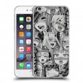 Дизайнерский силиконовый чехол для Iphone 6 Plus/6s Plus Ahegao Ахегао Аниме