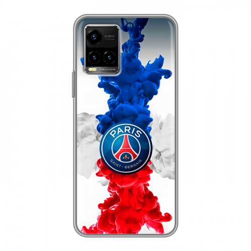 Дизайнерский силиконовый чехол для Vivo Y33s PSG ПСЖ