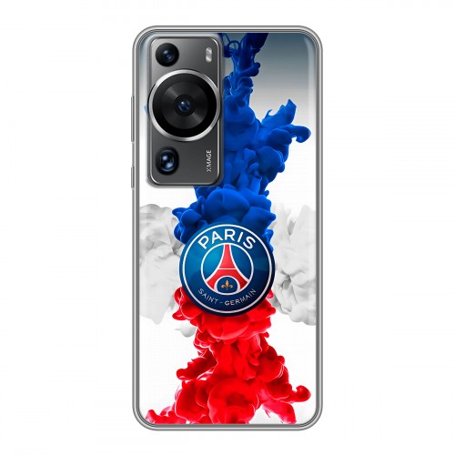 Дизайнерский силиконовый с усиленными углами чехол для Huawei P60 PSG ПСЖ