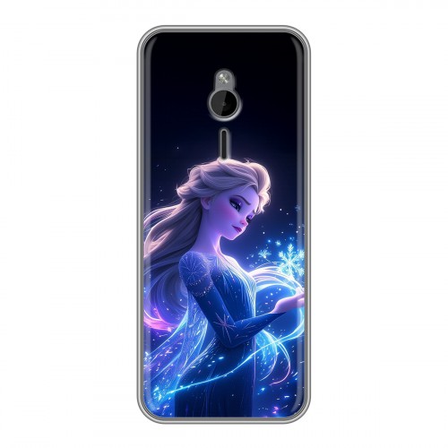 Дизайнерский силиконовый чехол для Nokia 230 Холодное сердце Frozen