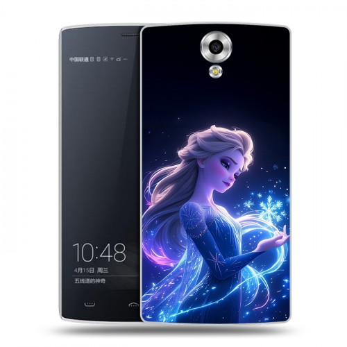 Дизайнерский силиконовый чехол для Homtom HT7 Холодное сердце Frozen