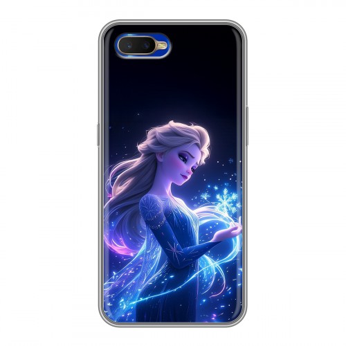 Дизайнерский силиконовый чехол для OPPO RX17 Neo Холодное сердце Frozen