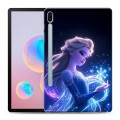 Дизайнерский силиконовый чехол для Samsung Galaxy Tab S6 Холодное сердце Frozen