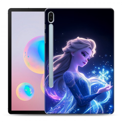 Дизайнерский силиконовый чехол для Samsung Galaxy Tab S6 Холодное сердце Frozen