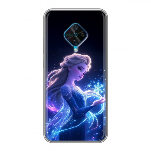 Дизайнерский силиконовый чехол для Vivo V17 Холодное сердце Frozen