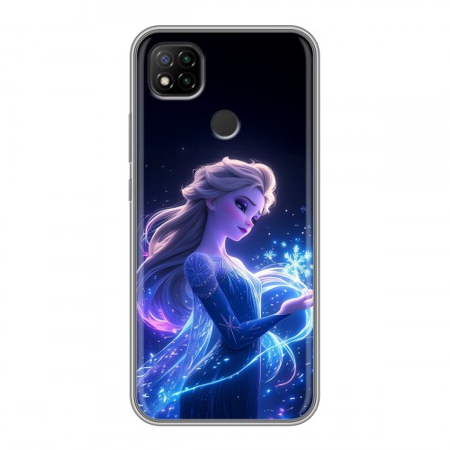 Дизайнерский силиконовый чехол для Xiaomi RedMi 9C Холодное сердце Frozen