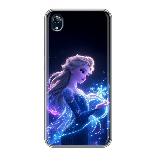 Дизайнерский силиконовый чехол для Vivo Y91C Холодное сердце Frozen
