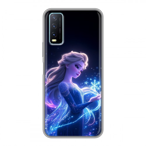 Дизайнерский силиконовый чехол для Vivo Y20 Холодное сердце Frozen