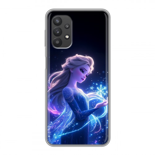 Дизайнерский силиконовый чехол для Samsung Galaxy A32 Холодное сердце Frozen