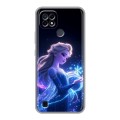 Дизайнерский силиконовый чехол для Realme C21 Холодное сердце Frozen