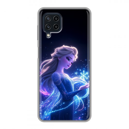 Дизайнерский силиконовый чехол для Samsung Galaxy A22 Холодное сердце Frozen