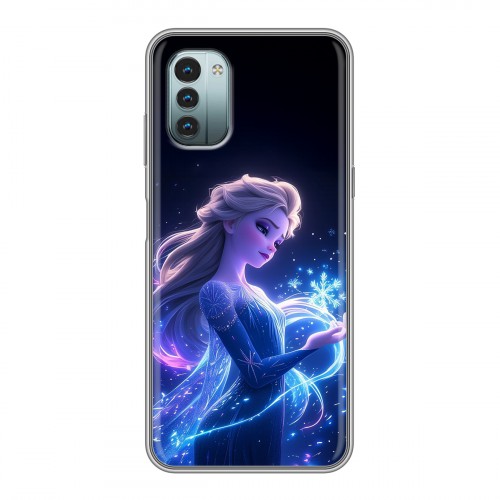 Дизайнерский силиконовый чехол для Nokia G11 Холодное сердце Frozen