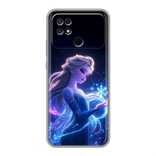 Дизайнерский силиконовый чехол для Xiaomi Poco C40 Холодное сердце Frozen