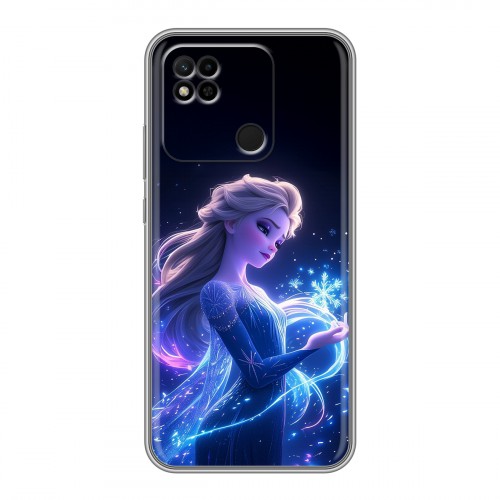 Дизайнерский силиконовый чехол для Xiaomi Redmi 10A Холодное сердце Frozen
