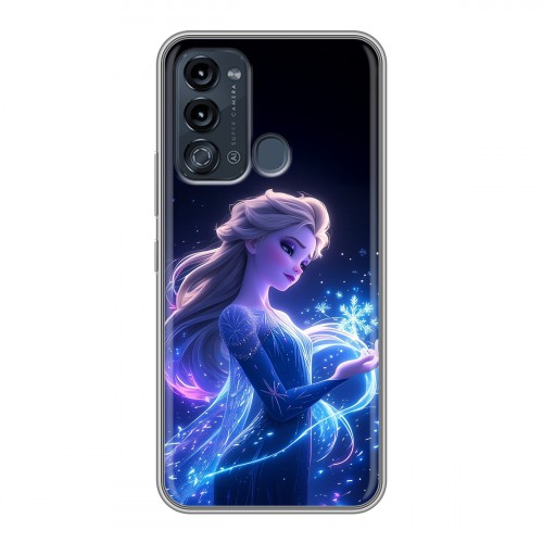Дизайнерский силиконовый с усиленными углами чехол для Itel Vision 3 Холодное сердце Frozen