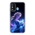 Дизайнерский силиконовый чехол для Itel A27 Холодное сердце Frozen