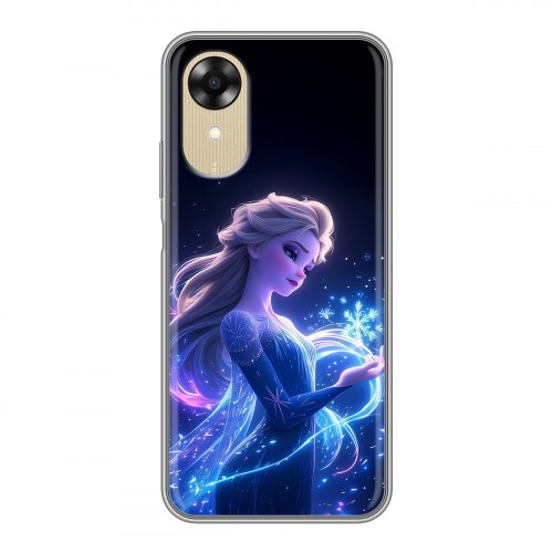 Дизайнерский силиконовый чехол для OPPO A17k Холодное сердце Frozen
