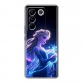 Дизайнерский силиконовый с усиленными углами чехол для Vivo V27 Холодное сердце Frozen