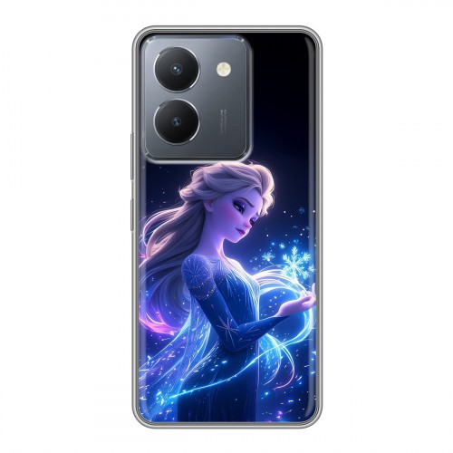 Дизайнерский силиконовый чехол для Vivo Y36 Холодное сердце Frozen