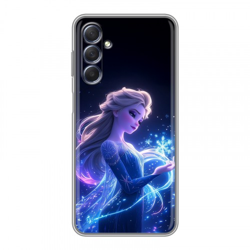 Дизайнерский силиконовый чехол для Samsung Galaxy M54 Холодное сердце Frozen