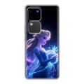 Дизайнерский силиконовый чехол для Vivo V30 Pro Холодное сердце Frozen