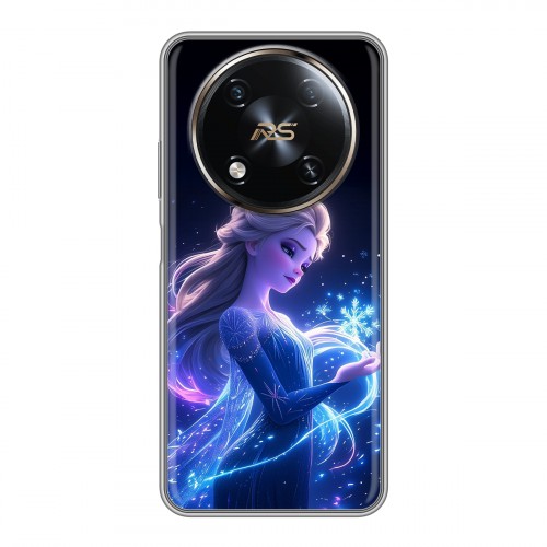 Дизайнерский силиконовый чехол для Itel RS4 Холодное сердце Frozen