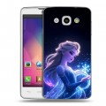 Дизайнерский пластиковый чехол для LG L60 Холодное сердце Frozen