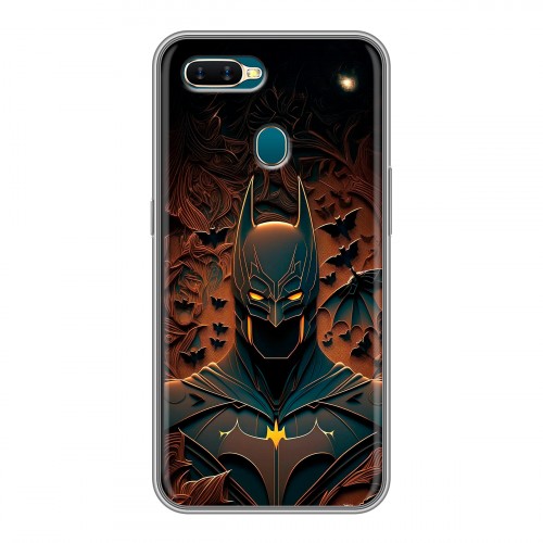 Дизайнерский силиконовый чехол для OPPO AX7 Batman Бэтмен