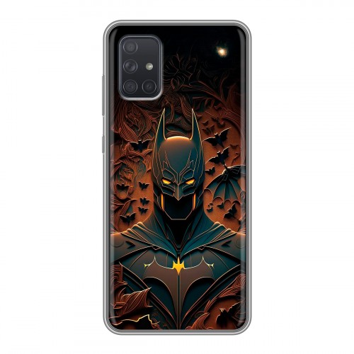 Дизайнерский силиконовый чехол для Samsung Galaxy A71 Batman Бэтмен