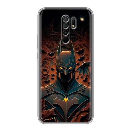 Дизайнерский силиконовый чехол для Xiaomi RedMi 9 Batman Бэтмен