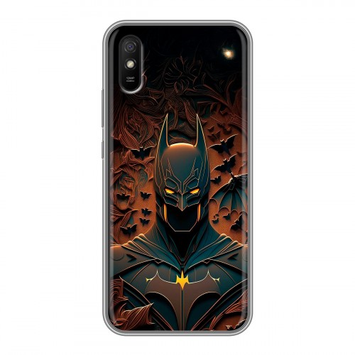 Дизайнерский силиконовый чехол для Xiaomi RedMi 9A Batman Бэтмен