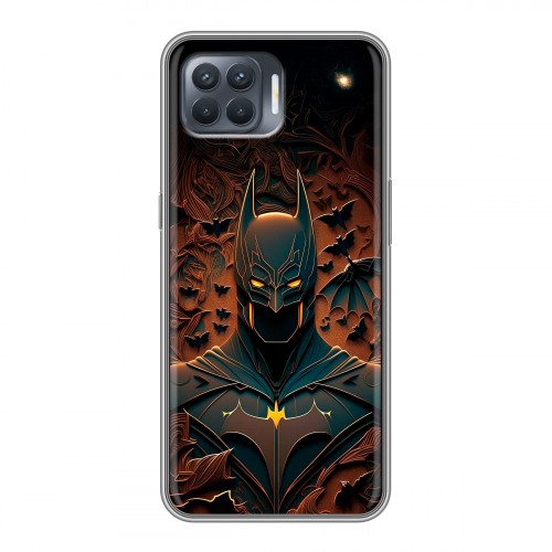 Дизайнерский силиконовый чехол для OPPO Reno4 Lite Batman Бэтмен