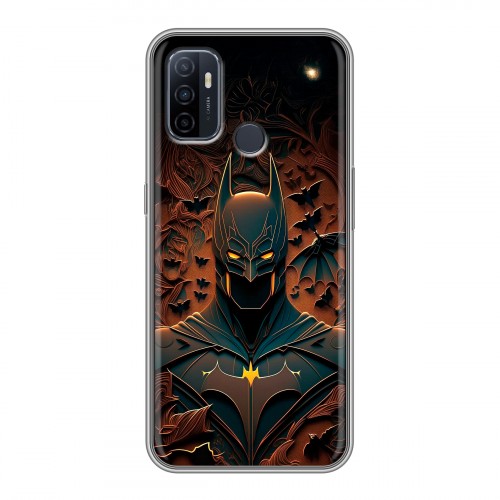 Дизайнерский силиконовый с усиленными углами чехол для OPPO A53 Batman Бэтмен