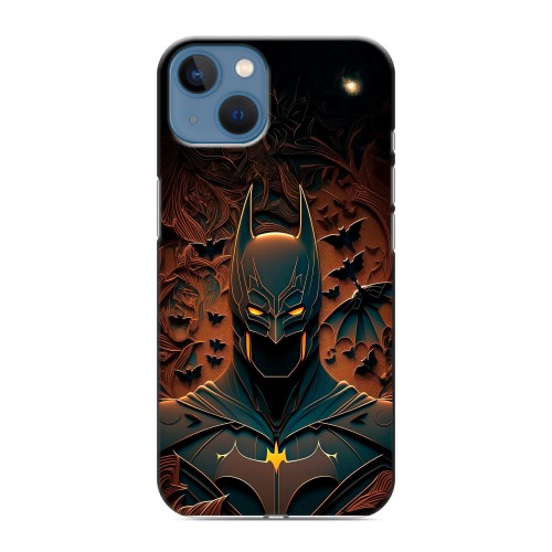 Дизайнерский силиконовый чехол для Iphone 13 Batman Бэтмен