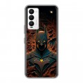 Дизайнерский силиконовый с усиленными углами чехол для Tecno Camon 18 Batman Бэтмен